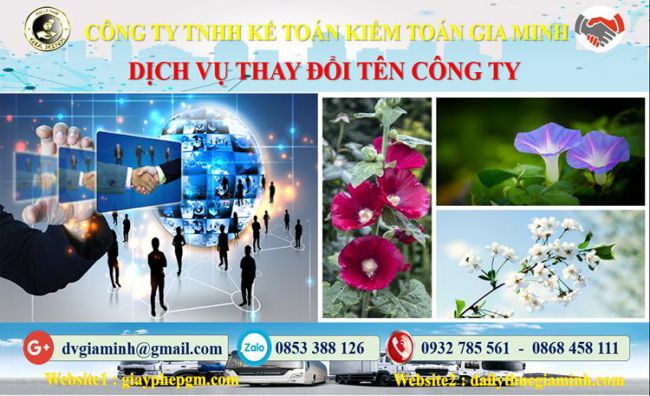 Dịch vụ thay đổi tên công ty tại Quận 8 4 Thủ tục thay đổi tên công ty tại Quận 8