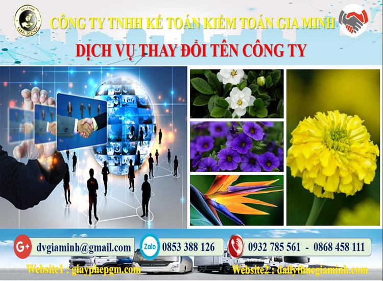 Dịch vụ thay đổi tên công ty tại Quận Ninh Kiều 4 Thủ tục thay đổi tên công ty tại Quận Ninh Kiều
