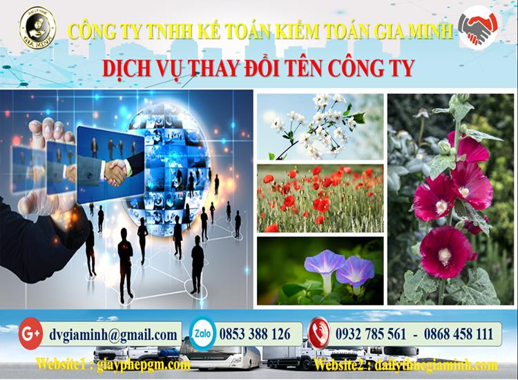 Thủ tục thay đổi tên công ty tại Quận Tây Hồ