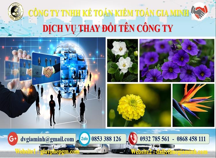 Thủ tục thay đổi tên công ty tại Thành Phố Hải Phòng