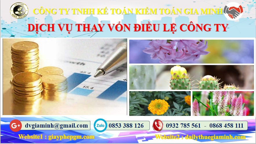 Dịch vụ thay đổi vốn điều lệ công ty tại TPHCM 4 Thủ tục thay đổi vốn điều lệ công ty tại TPHCM