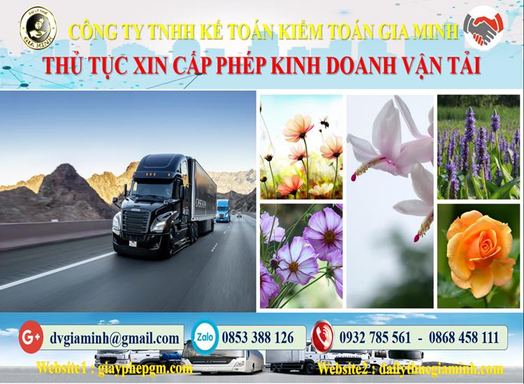 Thủ tục xin giấy phép kinh doanh vận tải tại Bình Dương