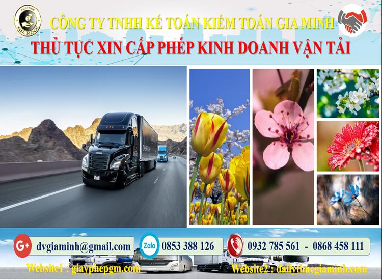 Thủ tục xin giấy phép kinh doanh vận tải tại TP Cần Thơ