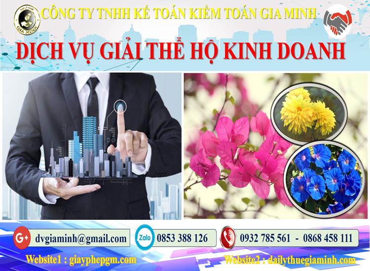 Giải thể hộ kinh doanh Huyện Ba Vì
