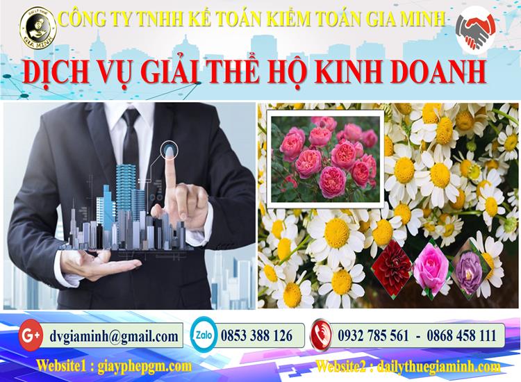 Giải thể hộ kinh doanh Sơn La 5 Giải thể hộ kinh doanh Sơn La