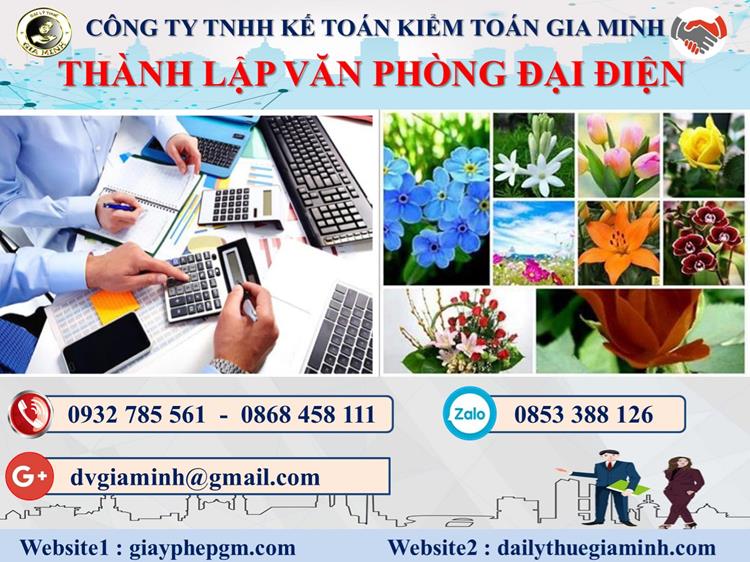 Thành lập văn phòng đại diện tại Lai Châu 4 Thủ tục đăng ký văn phòng đại diện tại Lai Châu