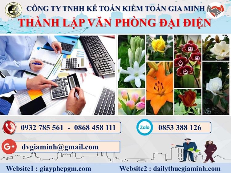 Thành lập văn phòng đại diện tại Sóc Trăng 4 Thủ tục đăng ký văn phòng đại diện tại Sóc Trăng