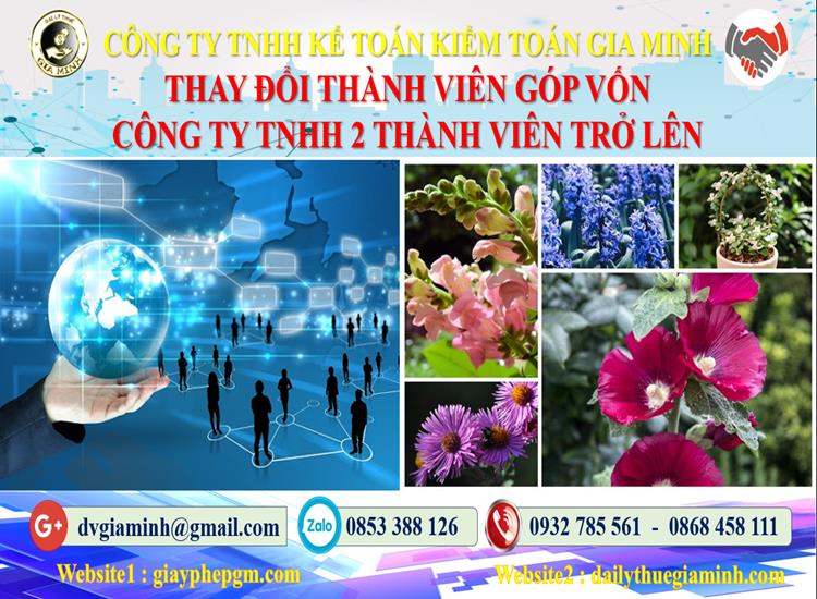 Thay đổi thành viên góp vốn công ty TNHH 2 thành viên trở lên
