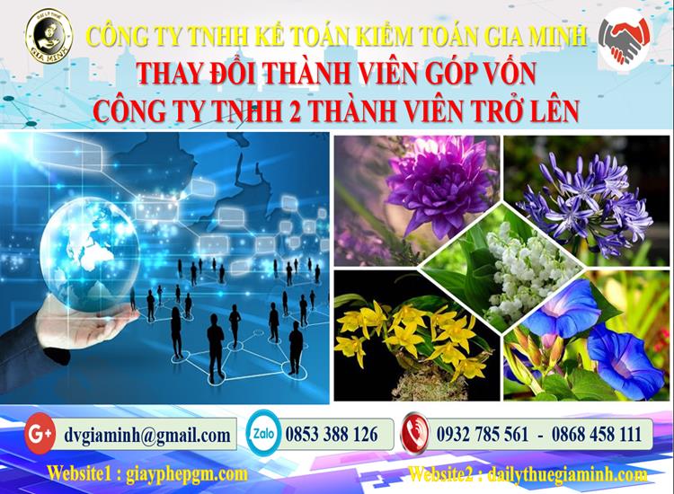Thay đổi thành viên góp vốn công ty TNHH 2 thành viên trở lên