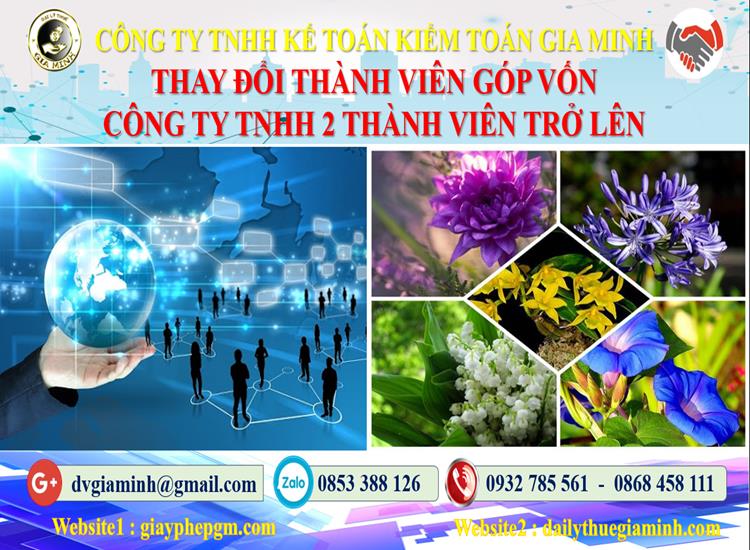 Thay đổi thành viên góp vốn công ty TNHH 2 thành viên Quận Ba Đình 4 Thay đổi thành viên góp vốn công ty TNHH 2 thành viên trở lên