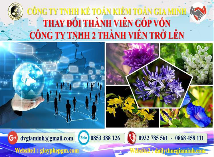 Thay đổi thành viên góp vốn công ty TNHH 2 thành viên Quận Hà Đông 4 Thay đổi thành viên góp vốn công ty TNHH 2 thành viên trở lên