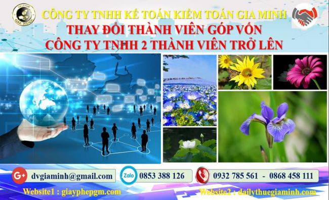 Thay đổi thành viên góp vốn công ty TNHH 2 thành viên trở lên