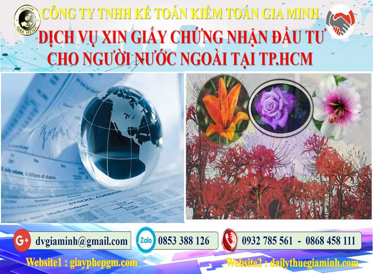 Xin giấy chứng nhận đầu tư cho người nước ngoài tại Long An 4 Giấy chứng nhận đầu tư cho người nước ngoài