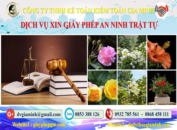 Xin giấy phép an ninh trật tự tại Bà Rịa Vũng Tàu 4 Xin giấy phép an ninh trật tự tại Bà Rịa Vũng Tàu