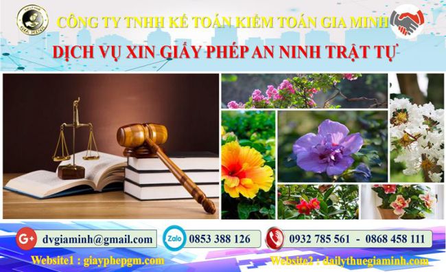 Xin giấy phép an ninh trật tự tại Bạc Liêu 4 Xin giấy phép an ninh trật tự tại Bạc Liêu