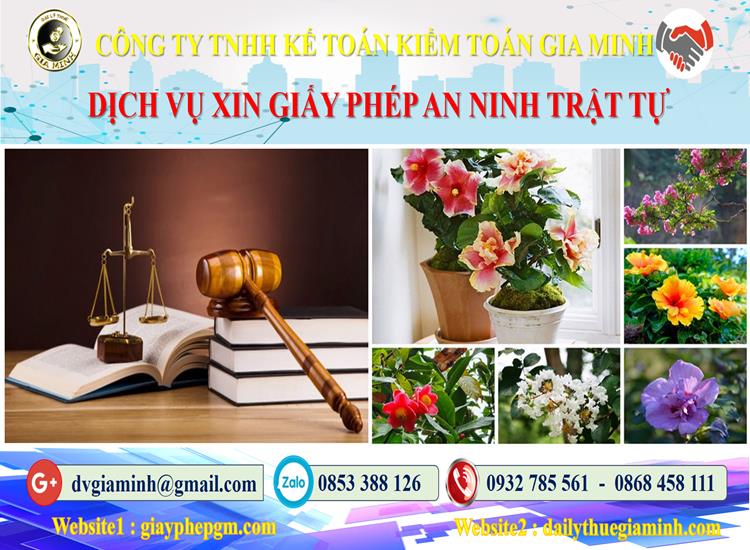 Xin giấy phép an ninh trật tự tại Long An 4 Xin giấy phép an ninh trật tự tại Long An