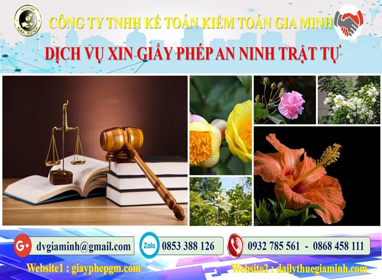 Xin giấy phép an ninh trật tự tại Quận Hoàng Mai 4 Xin giấy phép an ninh trật tự tại Quận Hoàng Mai