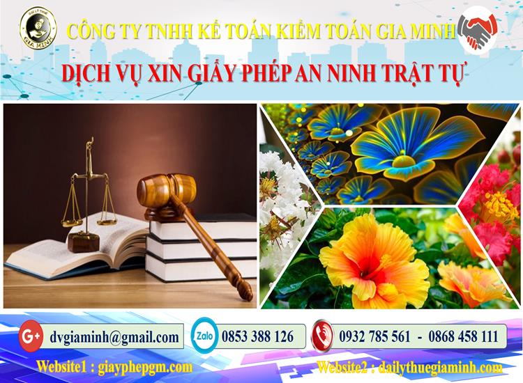 Xin giấy phép an ninh trật tự tại Tiền Giang 4 Xin giấy phép an ninh trật tự tại Tiền Giang