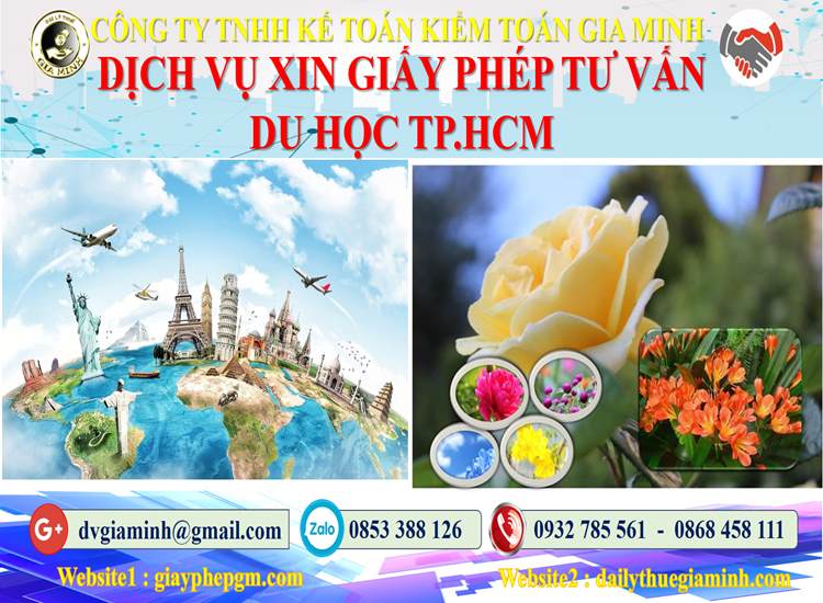 Xin giấy phép tư vấn du học Huyện Bình Chánh 4 Đăng ký giấy phép tư vấn du học Huyện Bình Chánh