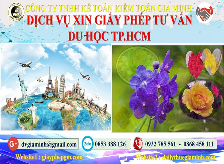 Xin giấy phép tư vấn du học Quận Bình Thạnh 4 Đăng ký giấy phép tư vấn du học Quận Bình Thạnh