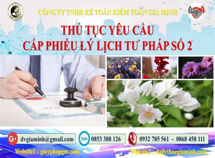 Thủ tục yêu cầu cấp phiếu lý lịch tư pháp số 2: Hướng dẫn chi tiết 2024 4 thủ tục yêu cầu cấp phiếu lý lịch tư pháp số 2