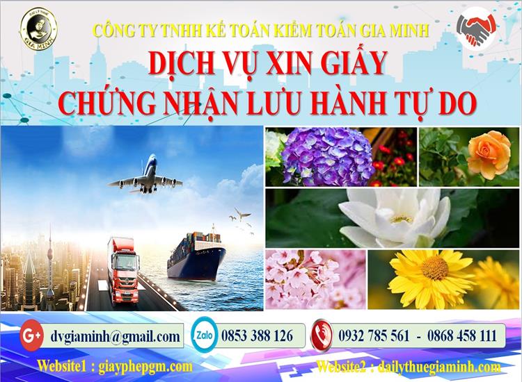 Dịch vụ xin giấy chứng nhận lưu hành tự do 3 Dịch vụ xin giấy chứng nhận lưu hành tự do