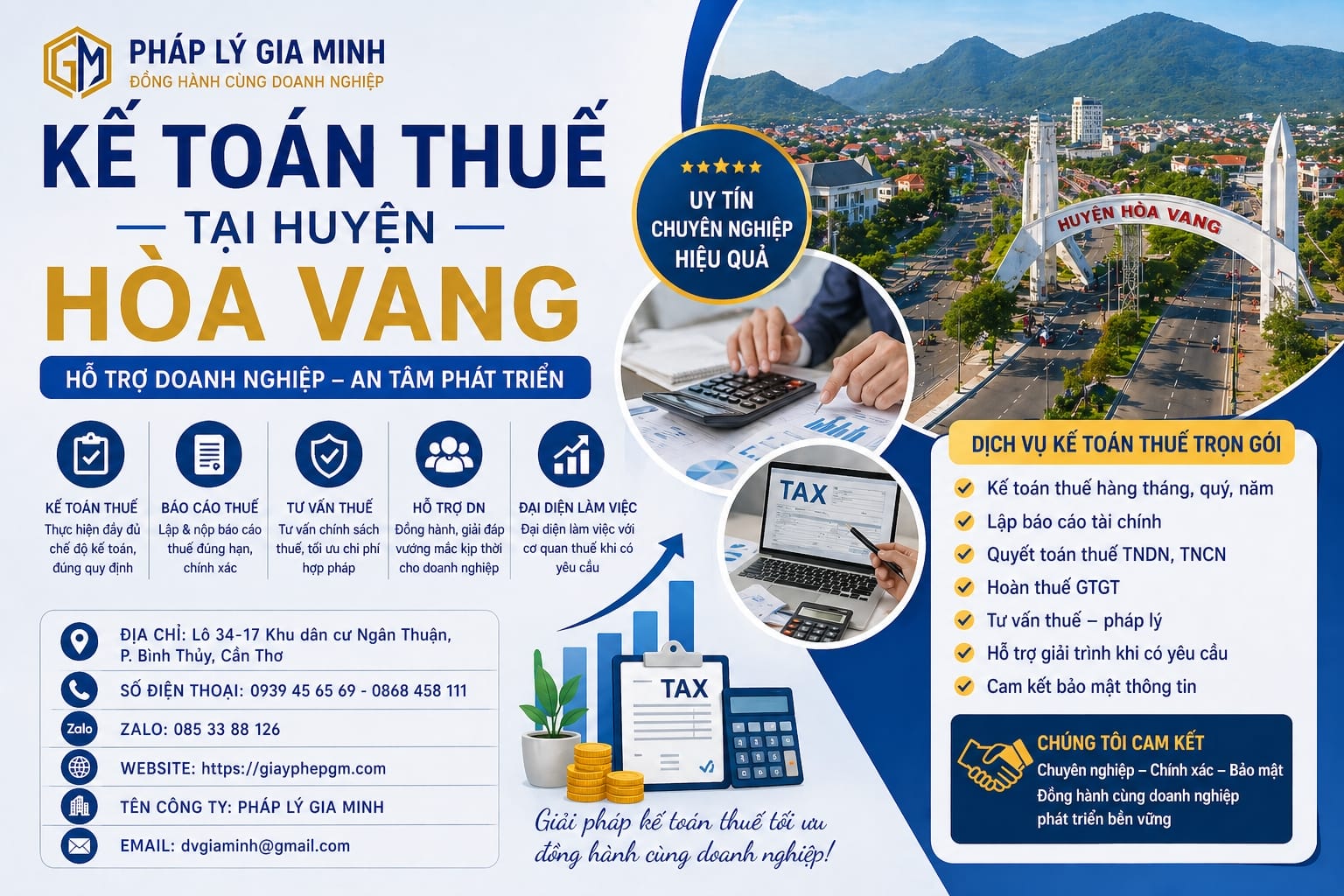 Kế toán cho doanh nghiệp mới tại Hòa Vang Đà Nẵng