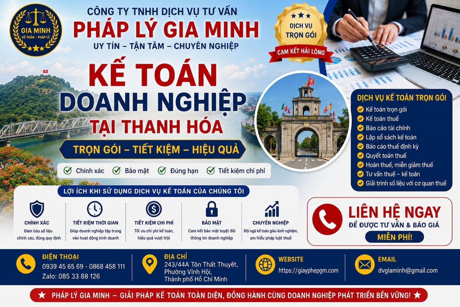 Dịch vụ kế toán tại Thanh Hóa chuyên nghiệp, tối ưu chi phí doanh nghiệp 13 Kế toán doanh nghiệp tại Thanh Hóa trọn gói