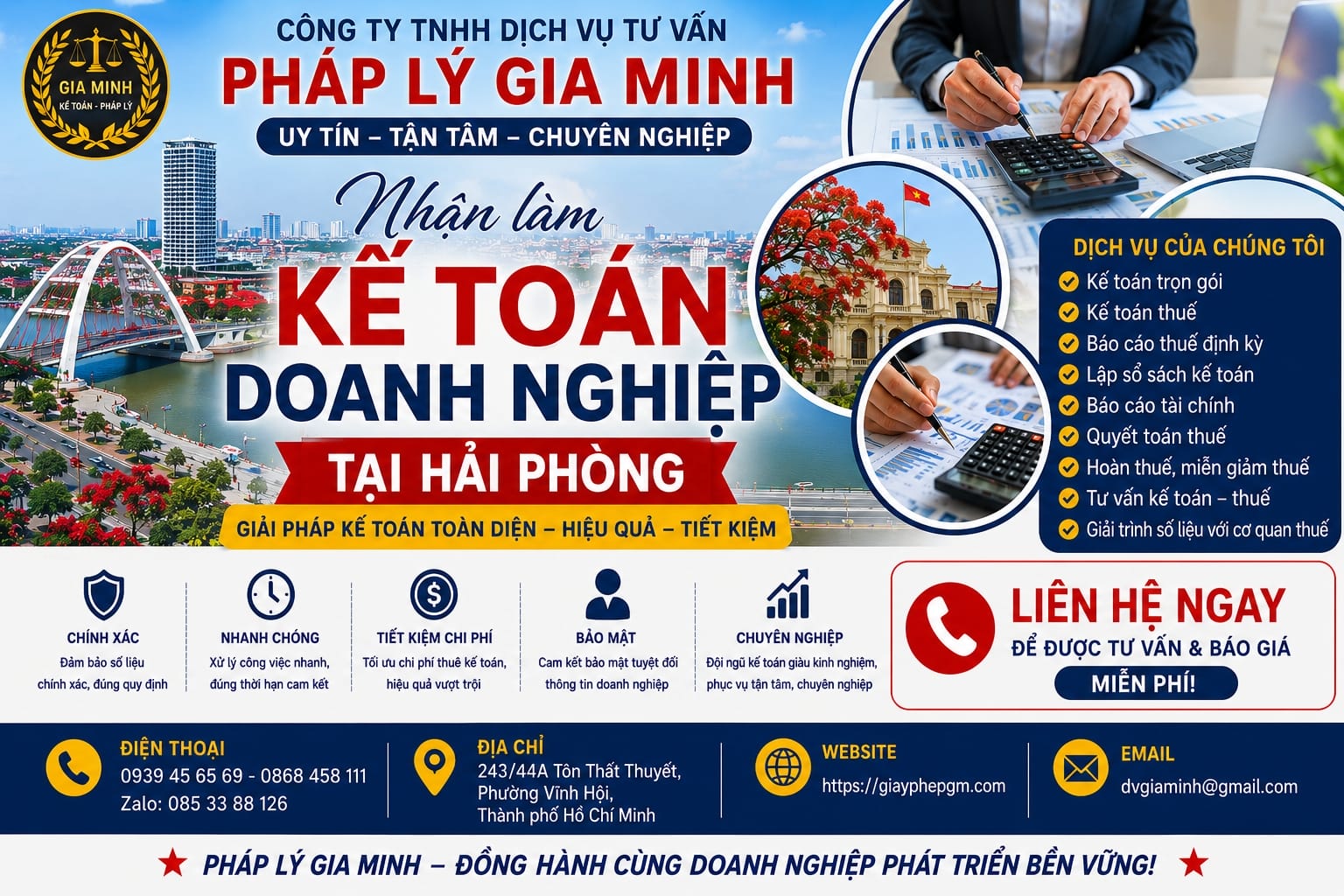 Dịch vụ kế toán tại Hải Phòng – Đồng hành cùng doanh nghiệp trong quản lý tài chính 11 Nhận làm kế toán doanh nghiệp tại Hải Phòng