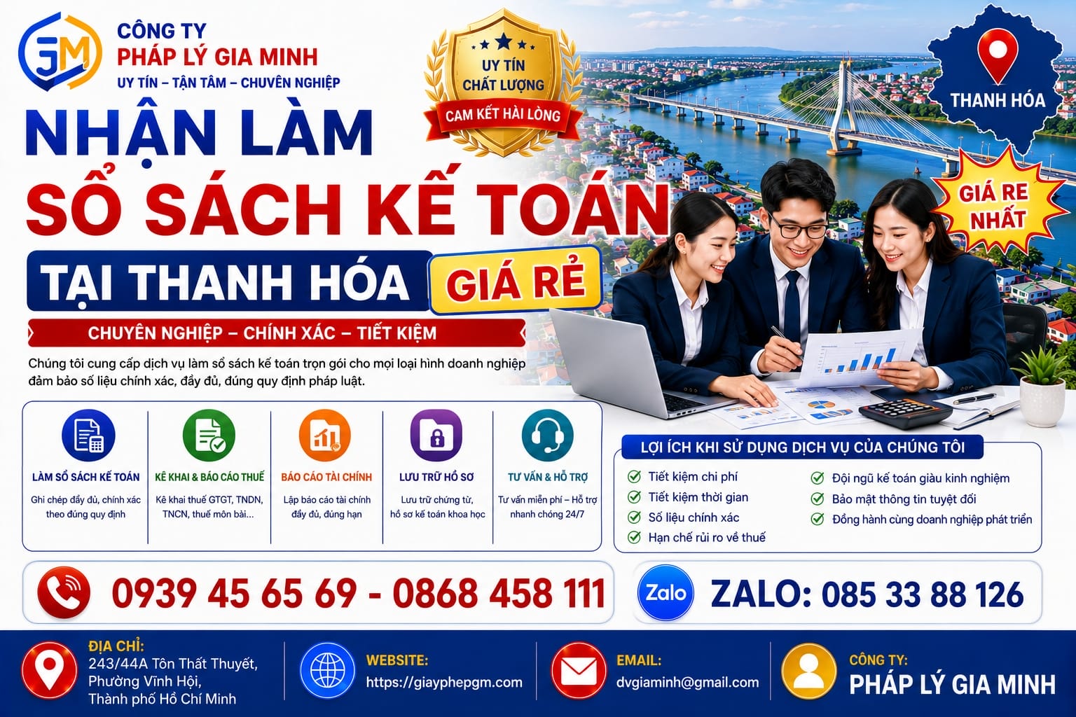 Dịch vụ kế toán tại Thanh Hóa chuyên nghiệp, tối ưu chi phí doanh nghiệp 11 Nhận làm sổ sách kế toán tại Thanh Hóa giá rẻ