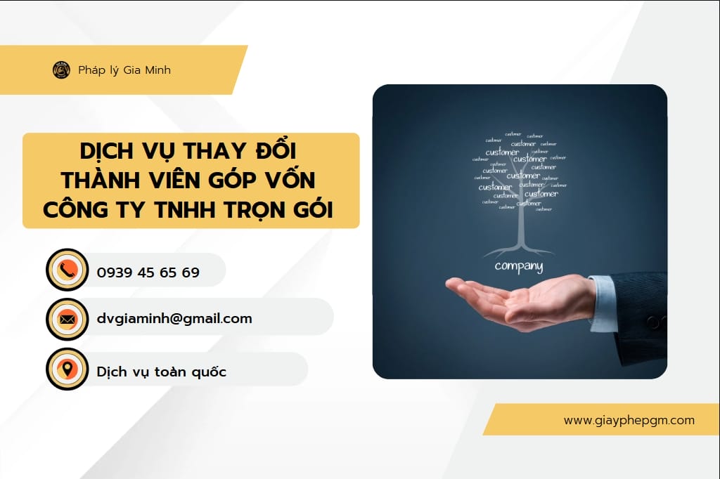 Thay đổi thành viên góp vốn công ty TNHH 2 thành viên Thành phố Đà Nẵng 6 Thủ tục thay đổi thành viên góp vốn công ty TNHH 2 thành viên