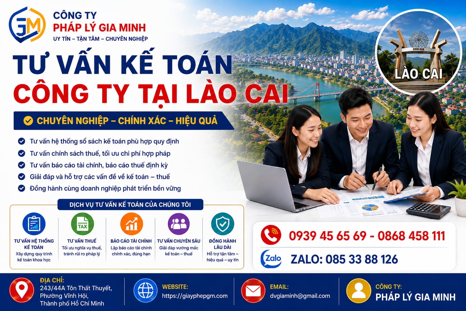 Tư vấn kế toán công ty tại Lào Cai