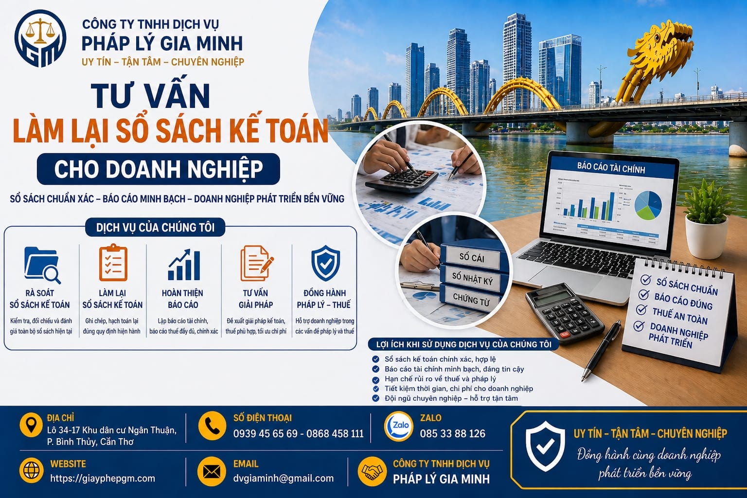 Tư vấn làm lại sổ sách kế toán cho doanh nghiệp