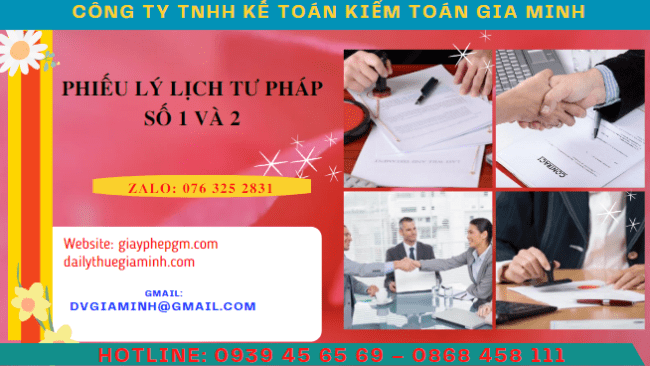 Phiếu lý lịch tư pháp số 1 và số 2 khác nhau như thế nào? 12 Phiếu lý lịch tư pháp số 1 khác với số 2 như thế nào?