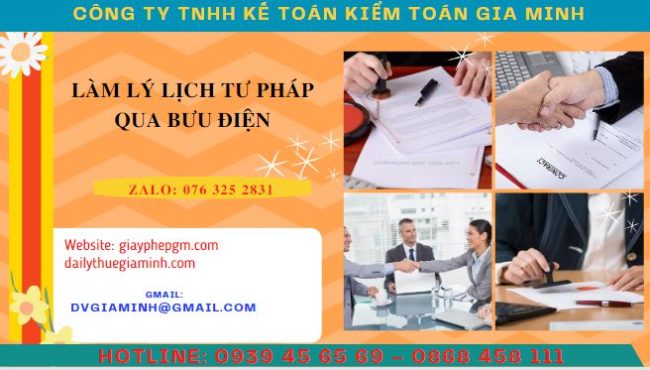 Hướng dẫn thủ tục làm lý lịch tư pháp qua bưu điện 2023