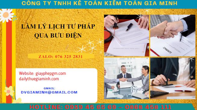 Cách làm lý lịch tư pháp số 1 và 2 qua bưu điện