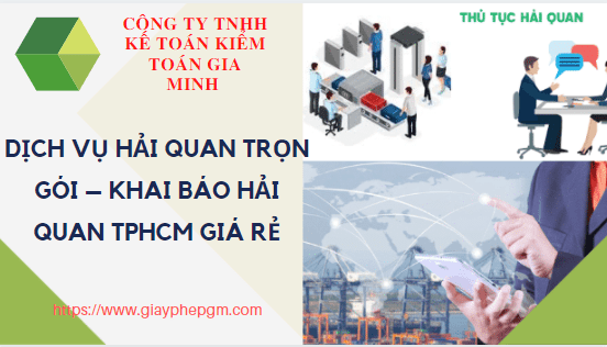 Dịch vụ hải quan trọn gói khai báo hải quan TPHCM giá rẻ 10 Dịch vụ khai báo hải quan tại TPHCM