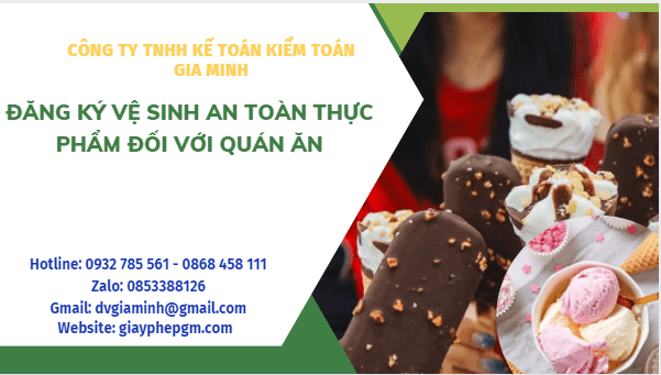 Các chỉ tiêu công bố sản phẩm kem 