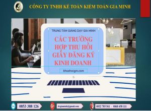 Khi nào bị thu hồi giấy đăng ký kinh doanh