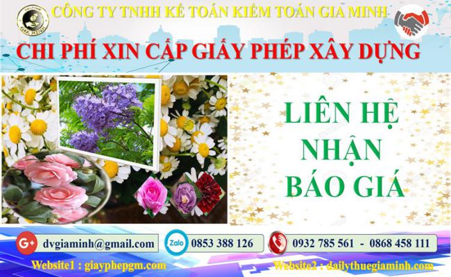 Bảng giá dịch vụ xin giấy phép xây dựng Cà Mau