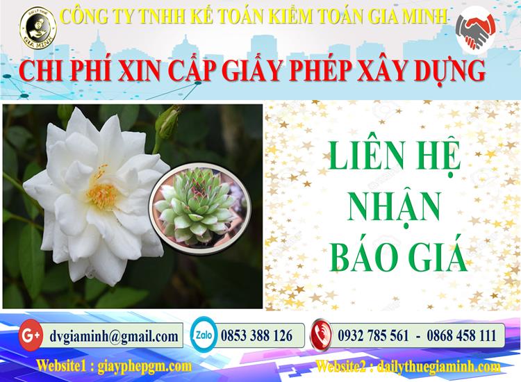 Bảng giá dịch vụ xin giấy phép xây dựng Điện Biên