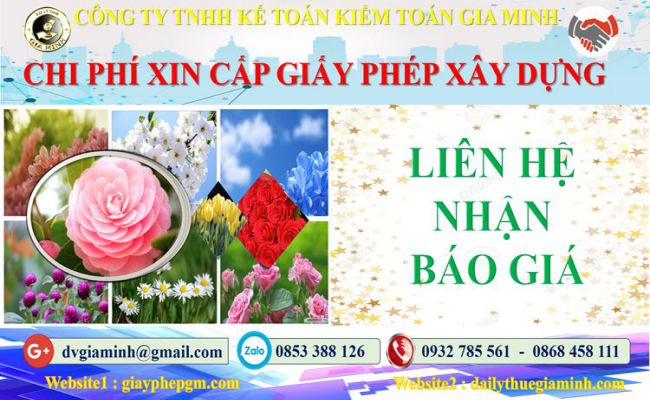 Bảng giá dịch vụ xin giấy phép xây dựng Huyện Bình Chánh