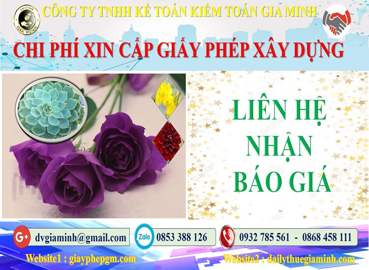Bảng giá dịch vụ xin giấy phép xây dựng Huyện Chương Mỹ
