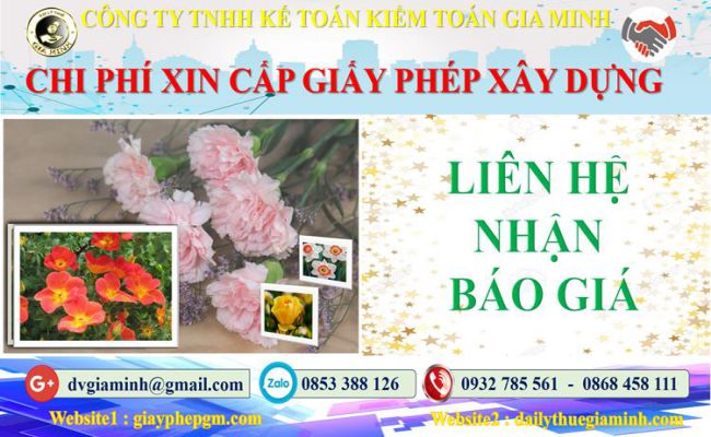 Bảng giá dịch vụ xin giấy phép xây dựng Huyện Cờ Đỏ