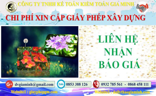 Bảng giá dịch vụ xin giấy phép xây dựng Huyện Đan Phượng