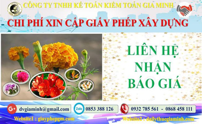 Bảng giá dịch vụ xin giấy phép xây dựng Huyện Hoài Đức