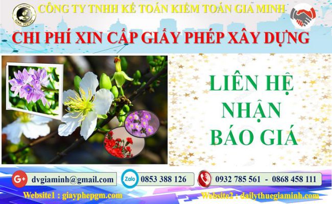 Bảng giá dịch vụ xin giấy phép xây dựng Huyện Hóc Môn