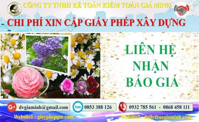 Bảng giá dịch vụ xin giấy phép xây dựng Huyện Phú Xuyên