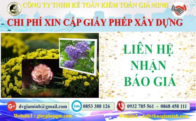 Bảng giá dịch vụ xin giấy phép xây dựng Huyện Sóc Sơn