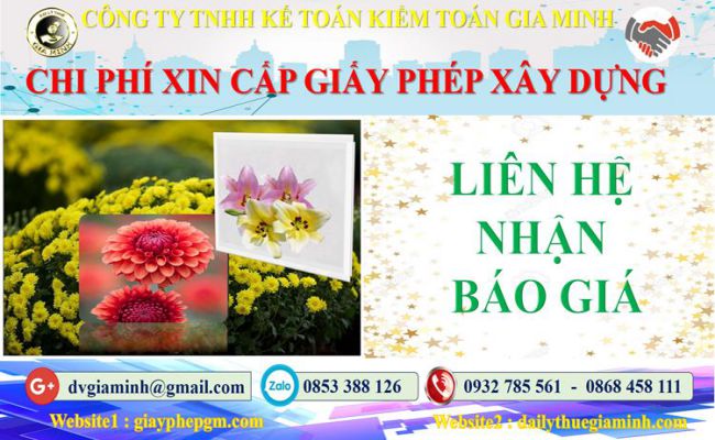 Bảng giá dịch vụ xin giấy phép xây dựng Huyện Thạch Thất